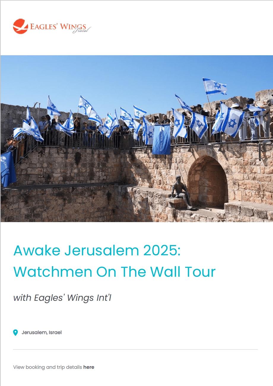 Awake Jerusalem brochure cover